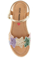 Load image into Gallery viewer, toddler multi stars sandal