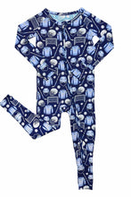 Load image into Gallery viewer, baby bamboo convertible footie hockey