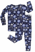 Load image into Gallery viewer, kids bamboo loungewear hockey