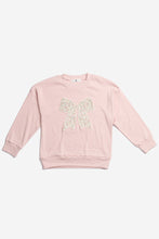 Load image into Gallery viewer, girls 2pc floral bow sweatshirt + legging