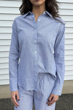 Load image into Gallery viewer, stripe button down tunic