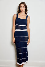 Load image into Gallery viewer, stripe knit strap dress