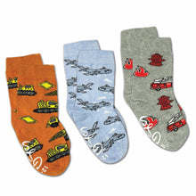 Load image into Gallery viewer, kids 3pk socks airplanes