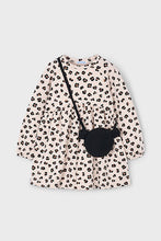Load image into Gallery viewer, girls fleece leo dress + bag