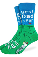 Load image into Gallery viewer, men`s socks best dad by par