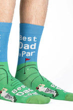 Load image into Gallery viewer, men`s socks best dad by par