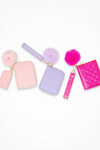 Load image into Gallery viewer, stud strap pom wallet