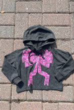 Load image into Gallery viewer, girls lace bow hoody