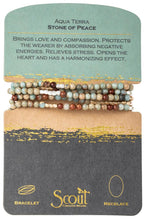 Load image into Gallery viewer, stone brace-neck aqua terra