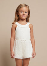Load image into Gallery viewer, girls crochet romper