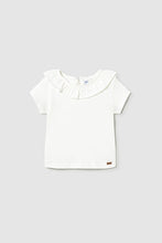 Load image into Gallery viewer, mini girl ruffle collar tee