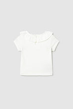 Load image into Gallery viewer, mini girl ruffle collar tee