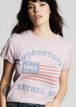 Load image into Gallery viewer, woodstock flag tee
