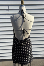Load image into Gallery viewer, dot halter dress