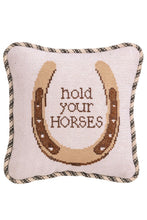 Load image into Gallery viewer, western needlepoint pillow