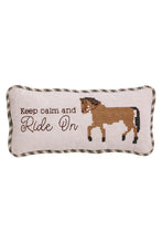 Load image into Gallery viewer, western needlepoint pillow
