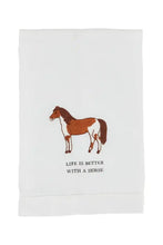 Load image into Gallery viewer, horse embroidered towel