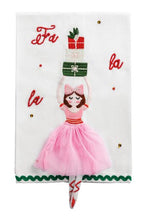 Load image into Gallery viewer, dangle embroidered towel