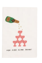 Load image into Gallery viewer, beaded bar towel
