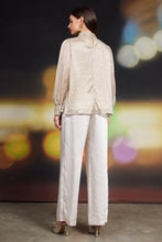 Load image into Gallery viewer, keyhole lurex blouse