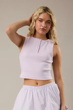 Load image into Gallery viewer, floral placket tank