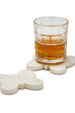 Load image into Gallery viewer, 4 butterfly marble coasters set