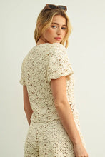 Load image into Gallery viewer, crochet short sleeve jacket