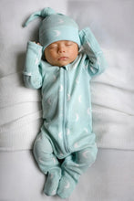Load image into Gallery viewer, baby organic waffle footie