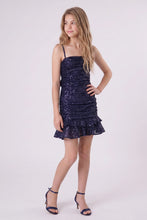Load image into Gallery viewer, Girls Sequin Tie Back Dress