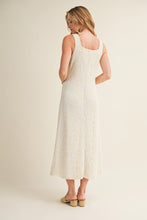 Load image into Gallery viewer, crochet bead trim midi dress