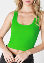 Load image into Gallery viewer, reversible rib crop top