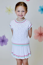 Load image into Gallery viewer, girls heart pointelle knit tank