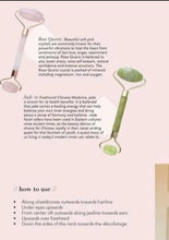 Load image into Gallery viewer, rose quartz crystal facial roller