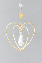 Load image into Gallery viewer, crystal mini suncatcher heart