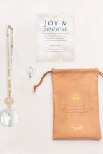 Load image into Gallery viewer, pocket crystal suncatcher peace