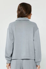 Load image into Gallery viewer, Collared 1/2 Zip Scuba Top