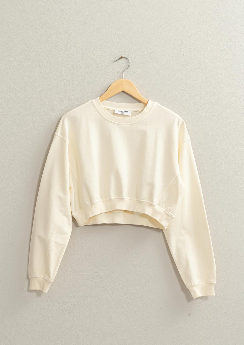 t.japan sweat cropped tops 即完売品‼︎ Project Cece | Fresh Crop Top Sweatshirt