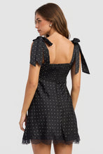 Load image into Gallery viewer, Tie shoulder bias dress