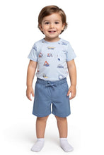 Load image into Gallery viewer, Kids construction tee and shorts