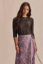 Load image into Gallery viewer, floral burnout long sleeve tee