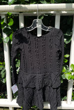 Load image into Gallery viewer, girls long sleeve ribbon lace dress