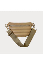 Load image into Gallery viewer, quilted faux leather sling bag