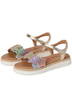 Load image into Gallery viewer, girls multi stars sandal