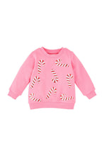 Load image into Gallery viewer, French terry sweatshirt with sequin applique.