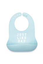 Load image into Gallery viewer, baby bib just like dad