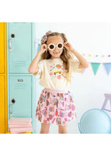 Load image into Gallery viewer, girls back to school doodle tee