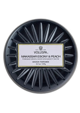 Load image into Gallery viewer, mini tin- makassar ebony