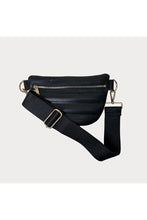 Load image into Gallery viewer, quilted faux leather sling bag