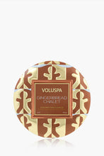 Load image into Gallery viewer, mini tin candle gingerbread