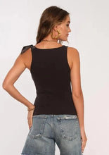 Load image into Gallery viewer, tie shoulder knit tank
